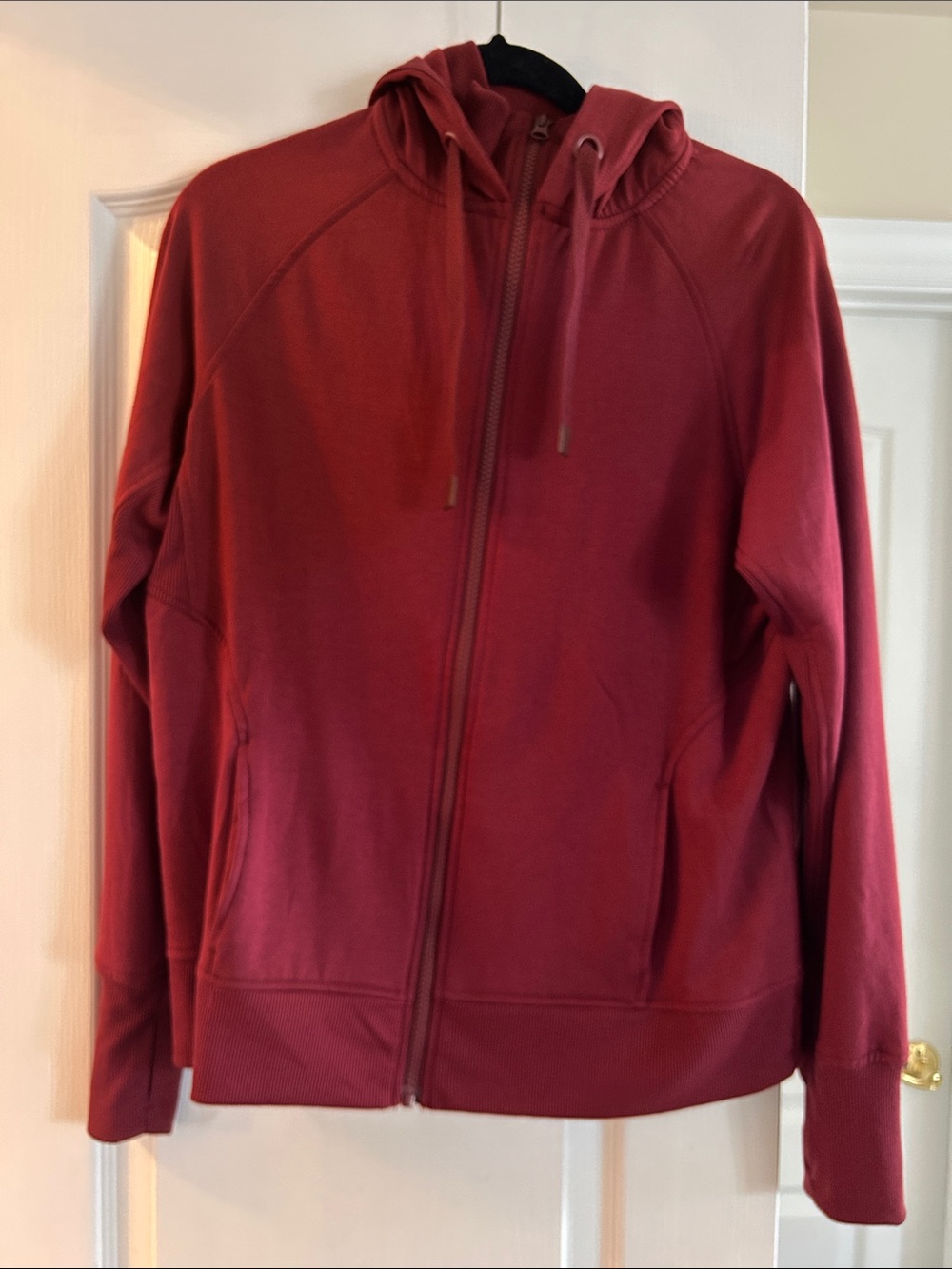 Danskin Maroon Zip-Up Hoodie